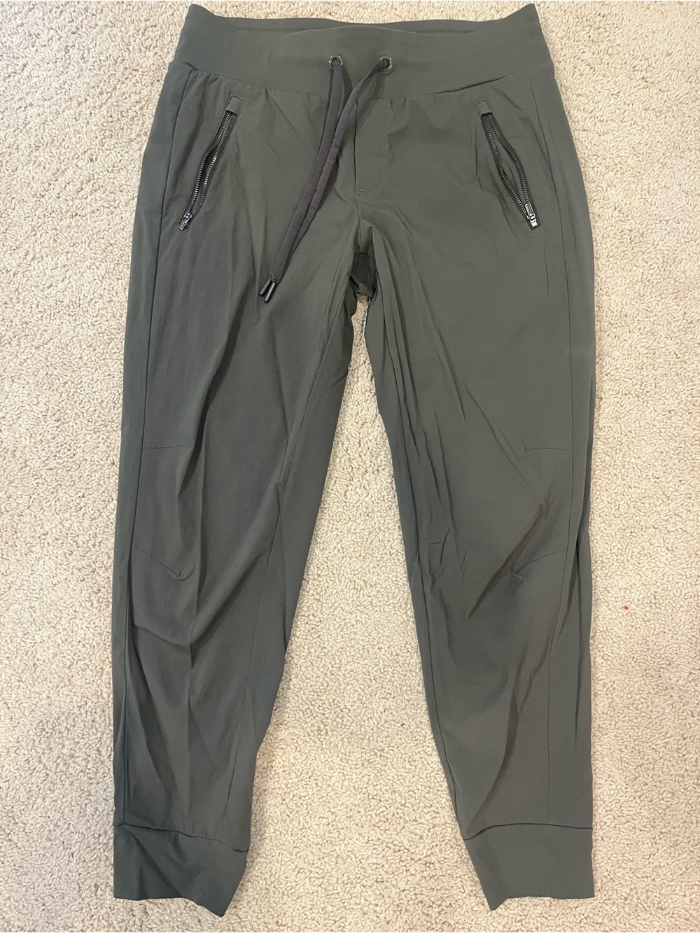 Athleta Women’s Olive Joggers with Zipper Pockets